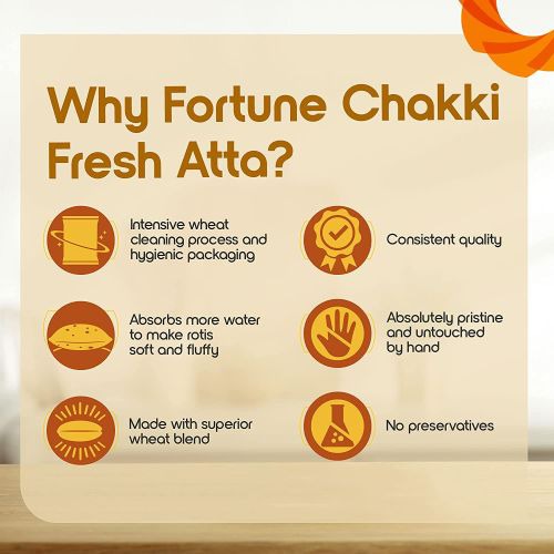 Fortune Chakki Fresh (100% Atta, 0% Maida) Atta